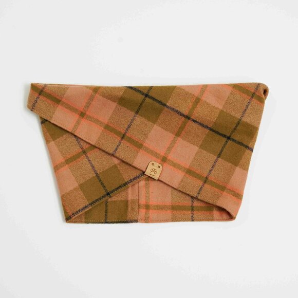 Large Flannel Dog Bandana Infinity Scarf for Medium to Large Breeds - Picture 9 of 12